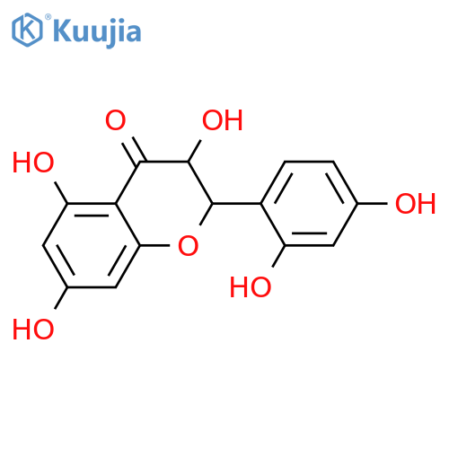 2',3,4',5,7-Pentahydroxyflavanone; (2RS,3SR)-form structure
