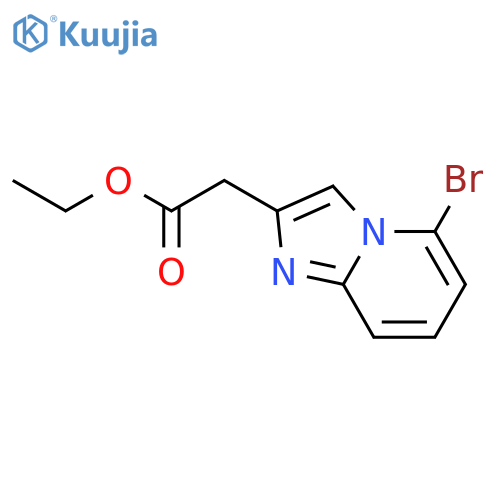 ethyl 5-bromoimidazo[1,2-a]pyridine-2-carboxylate structure