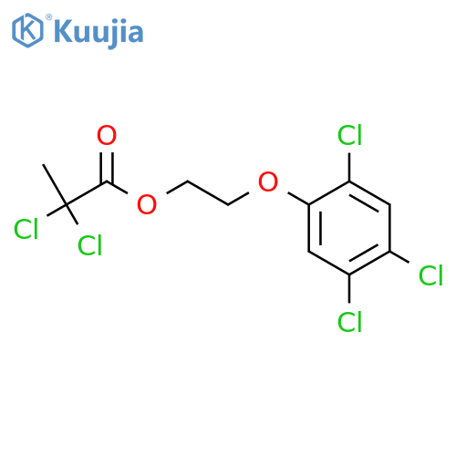 Propanoic acid,2,2-dichloro-, 2-(2,4,5-trichlorophenoxy)ethyl ester structure