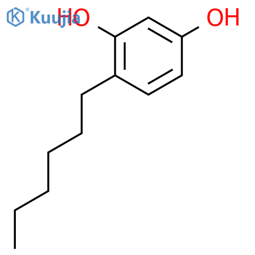 Hexylresorcinol structure