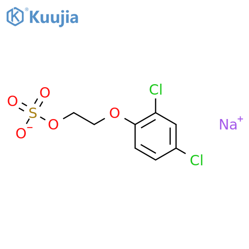 Ethanol,2-(2,4-dichlorophenoxy)-, 1-(hydrogen sulfate), sodium salt (1:1) structure