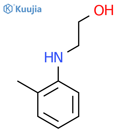 Ethanol, 2-[(2-methylphenyl)amino]- structure