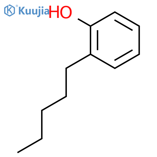Phenol, 2-pentyl- structure