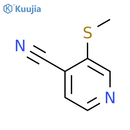 4-Pyridinecarbonitrile,3-(methylthio)- structure