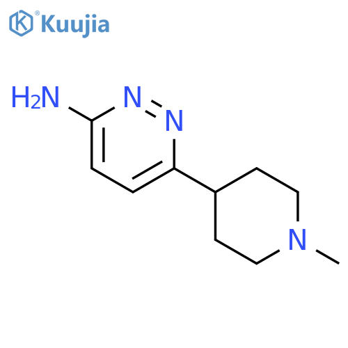 6-(1-methyl-4-piperidinyl)-3-Pyridazinamine structure
