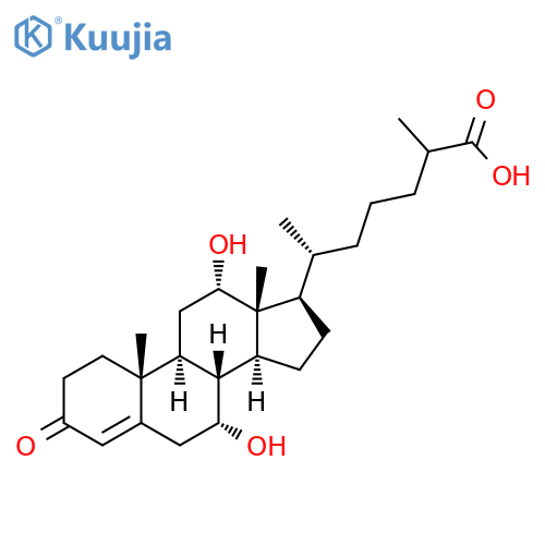 (7α,12α)-7,12-Dihydroxy-3-oxo-cholest-4-en-26-oic Acid structure