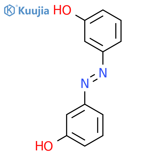 3-[(3-Hydroxyphenyl)diazenyl]phenol structure