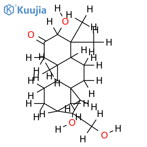 ent-3S,16S,17-Trihydroxy-kauran-2-one structure