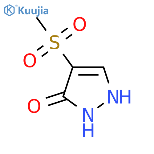 4-methanesulfonyl-1H-pyrazol-5-ol structure
