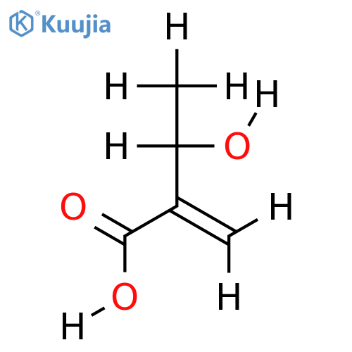 (±)-form-3-Hydroxy-2-methylenebutanoic acid structure