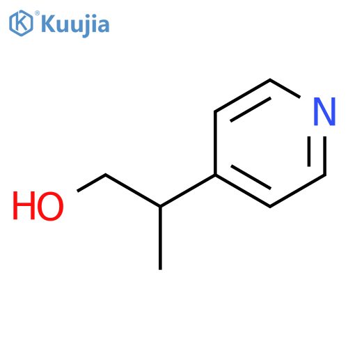 2-(pyridin-4-yl)propan-1-ol structure