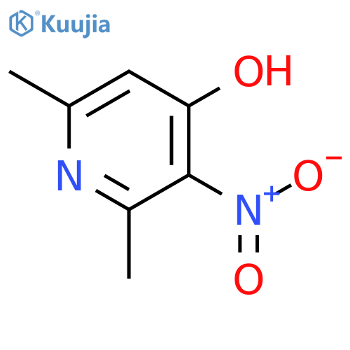 2,6-dimethyl-3-nitropyridin-4-ol structure