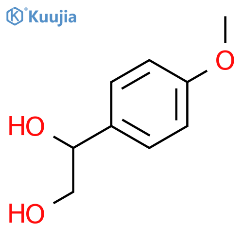 1,2-Ethanediol, 1-(4-methoxyphenyl)- structure