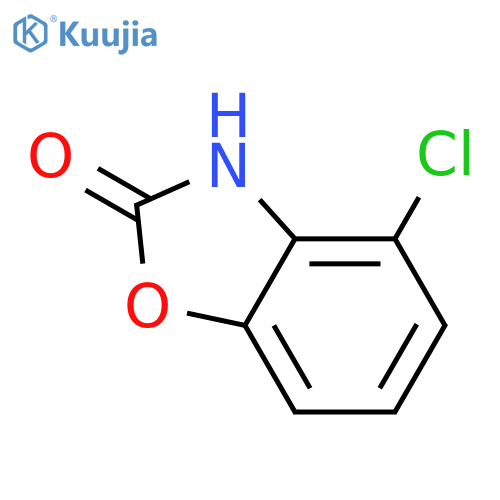 2(3H)-Benzoxazolone, 4-chloro- structure