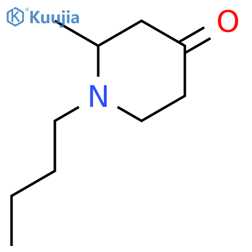 4-Piperidinone, 1-butyl-2-methyl- structure
