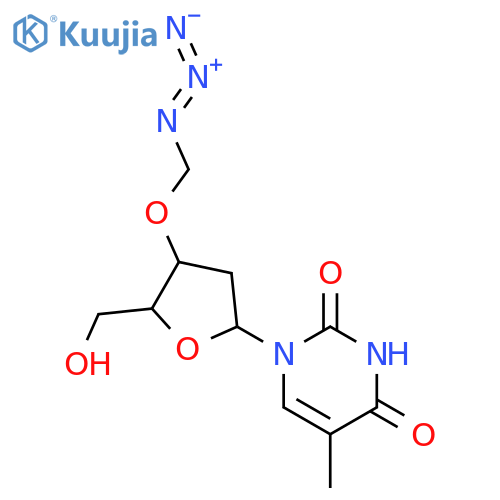 Thymidine, 3'-O-(azidomethyl)- structure