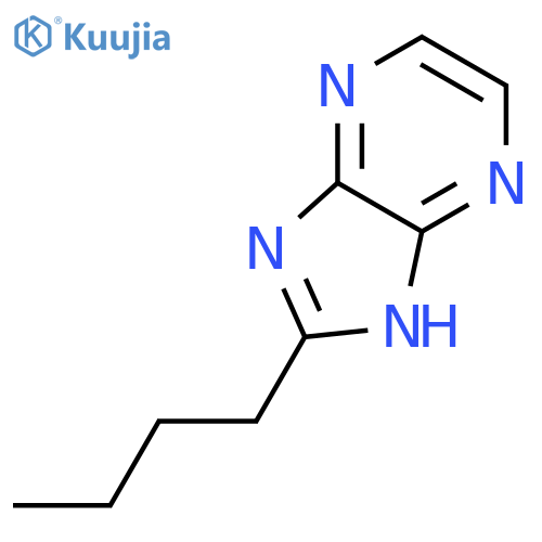 1H-Imidazo[4,5-b]pyrazine, 2-butyl- structure