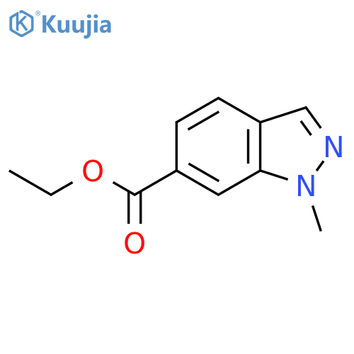 Ethyl 1-methyl-1H-indazole-6-carboxylate structure
