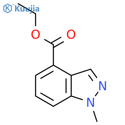Ethyl 1-methyl-1H-indazole-4-carboxylate structure