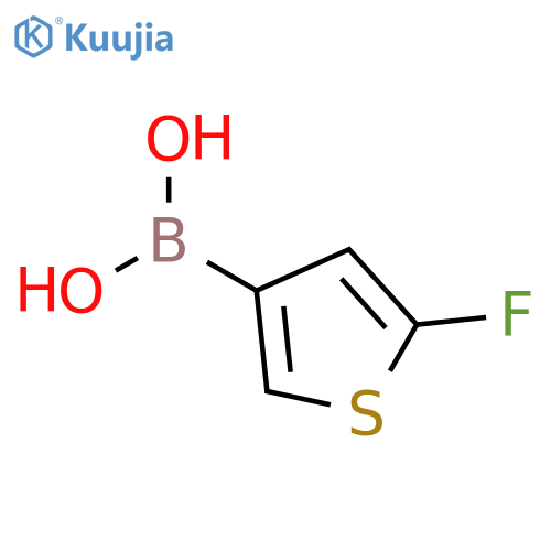 Boronic acid, B-(5-fluoro-3-thienyl)- structure