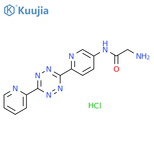 NH2CH2CONH-Py2-Tetrazine HCl Salt structure