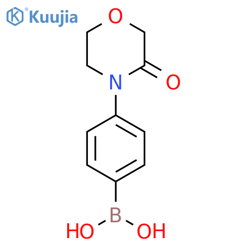 (4-(3-Oxomorpholino)phenyl)boronic acid structure
