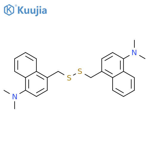 1-Naphthalenamine, 4,4'-[dithiobis(methylene)]bis[N,N-dimethyl- structure
