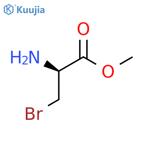methyl (2S)-2-amino-3-bromopropanoate structure
