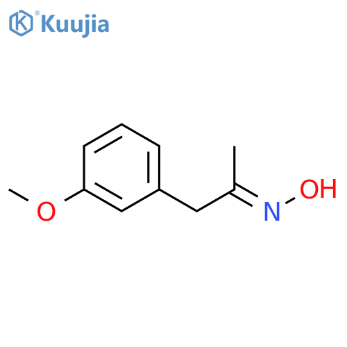 2-Propanone, 1-(3-methoxyphenyl)-, oxime, (E)- structure