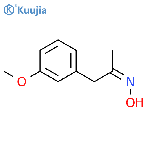 2-Propanone, 1-(3-methoxyphenyl)-, oxime, (Z)- structure