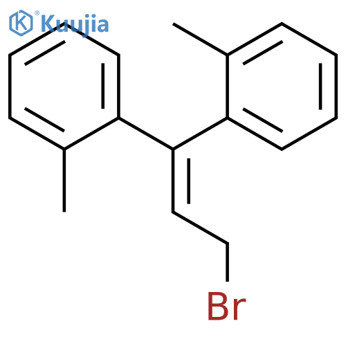 Benzene, 1,1'-(3-bromo-1-propenylidene)bis[2-methyl- structure