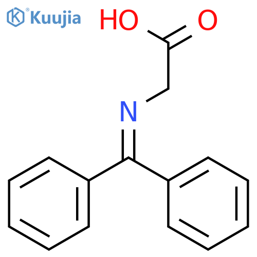Glycine, N-(diphenylmethylene)- structure