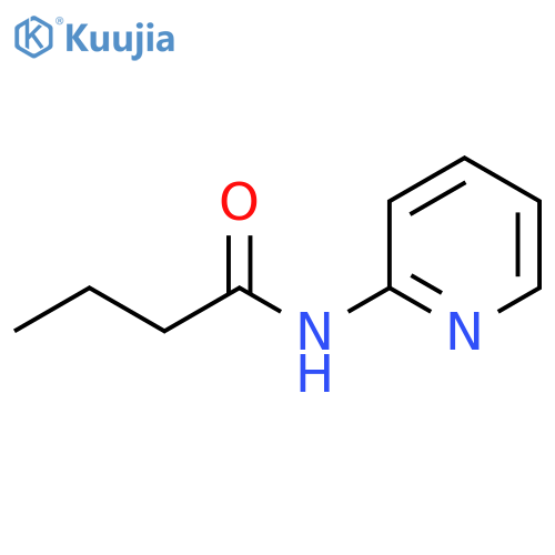 Butanamide, N-2-pyridinyl- structure