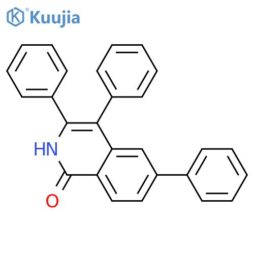 1(2H)-Isoquinolinone, 3,4,6-triphenyl- structure