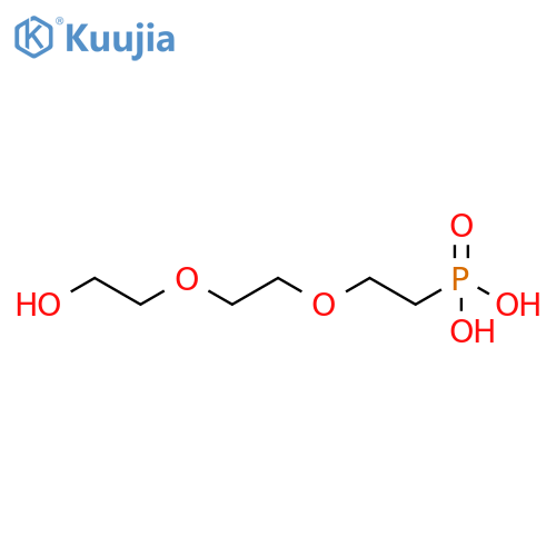 Phosphonic acid, P-[2-[2-(2-hydroxyethoxy)ethoxy]ethyl]- structure