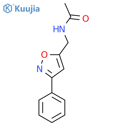 N-[(3-phenyl-1,2-oxazol-5-yl)methyl]acetamide structure