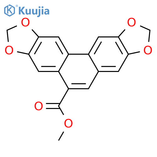 Phenanthro[2,3-d:6,7-d']bis[1,3]dioxole-5-carboxylic acid, methyl ester structure