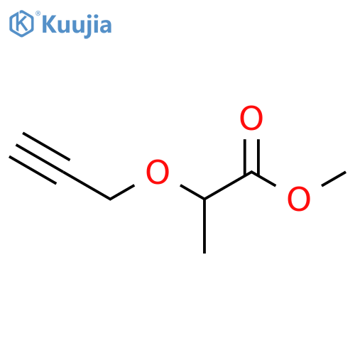methyl 2-(prop-2-yn-1-yloxy)propanoate structure