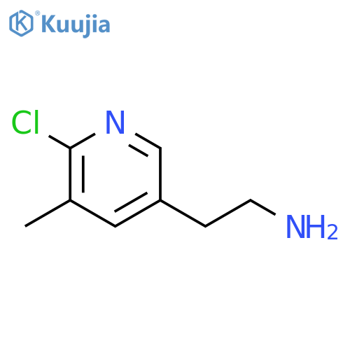 2-(6-chloro-5-methylpyridin-3-yl)ethan-1-amine structure