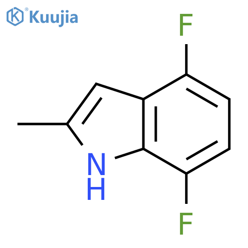 4,7-Difluoro-2-Methyl-indole structure