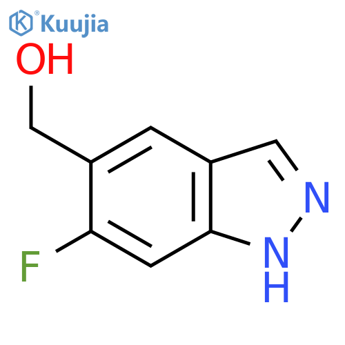 (6-fluoro-1H-indazol-5-yl)methanol structure