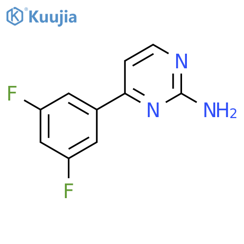4-(3,5-difluorophenyl)pyrimidin-2-amine structure