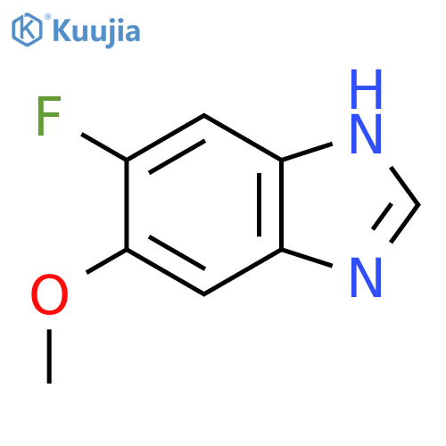 6-fluoro-5-methoxy-1H-1,3-benzodiazole structure