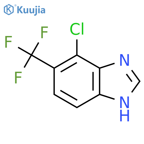 7-Chloro-6-(trifluoromethyl)-1H-benzo[d]imidazole structure