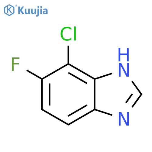 4-chloro-5-fluoro-1H-benzo[d]imidazole structure