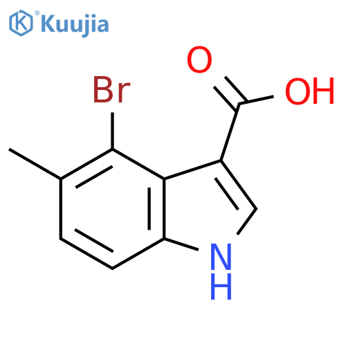 4-Bromo-5-methylindole-3-carboxylicAcid structure