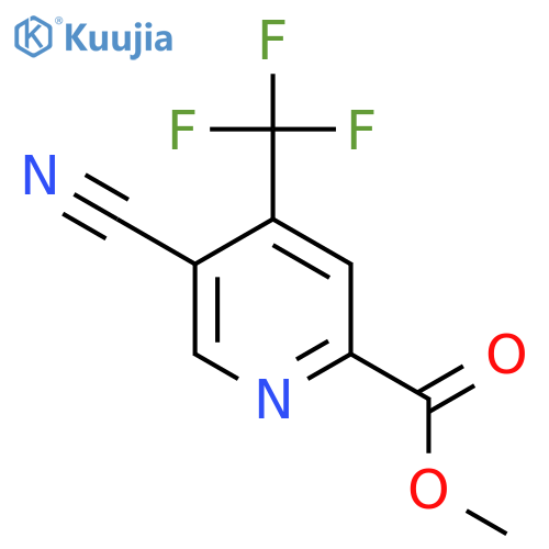 Methyl 5-cyano-4-(trifluoromethyl)picolinate structure
