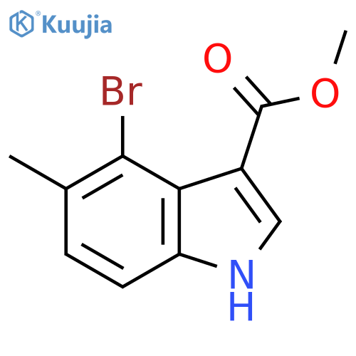 Methyl4-Bromo-5-methylindole-3-carboxylate structure