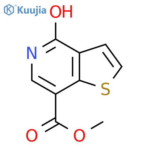 methyl 4-hydroxythieno[3,2-c]pyridine-7-carboxylate structure