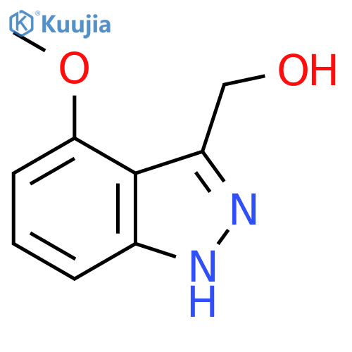 (4-Methoxy-1H-indazol-3-yl)Methanol structure